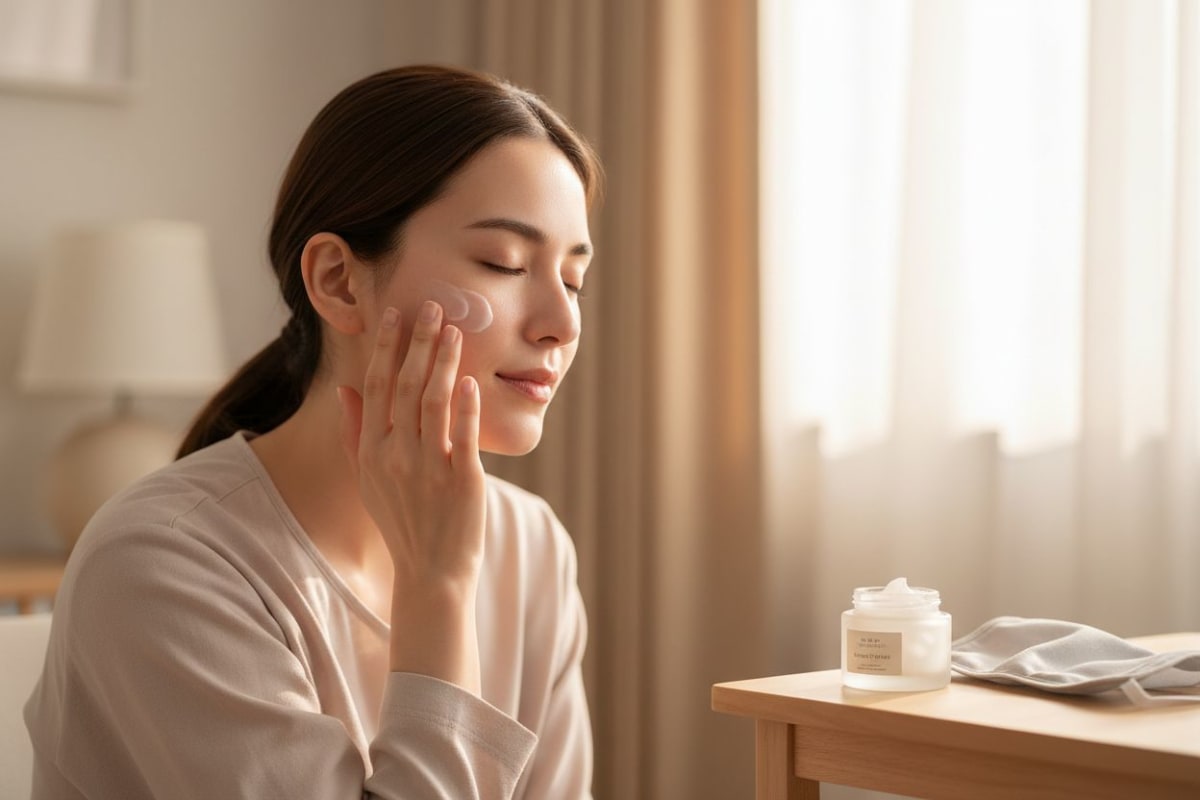 마스크로 지친 피부 진정 콜라겐 크림 활용법